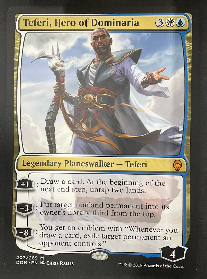 Teferi, Hero of Dominaria Magic the Gathering Dominaria Oversized Card 36" x 26