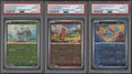 Bulbasaur Charmander Squirtle Pokemon 151 Master Ball Reverse Holo JP PSA 10 Set