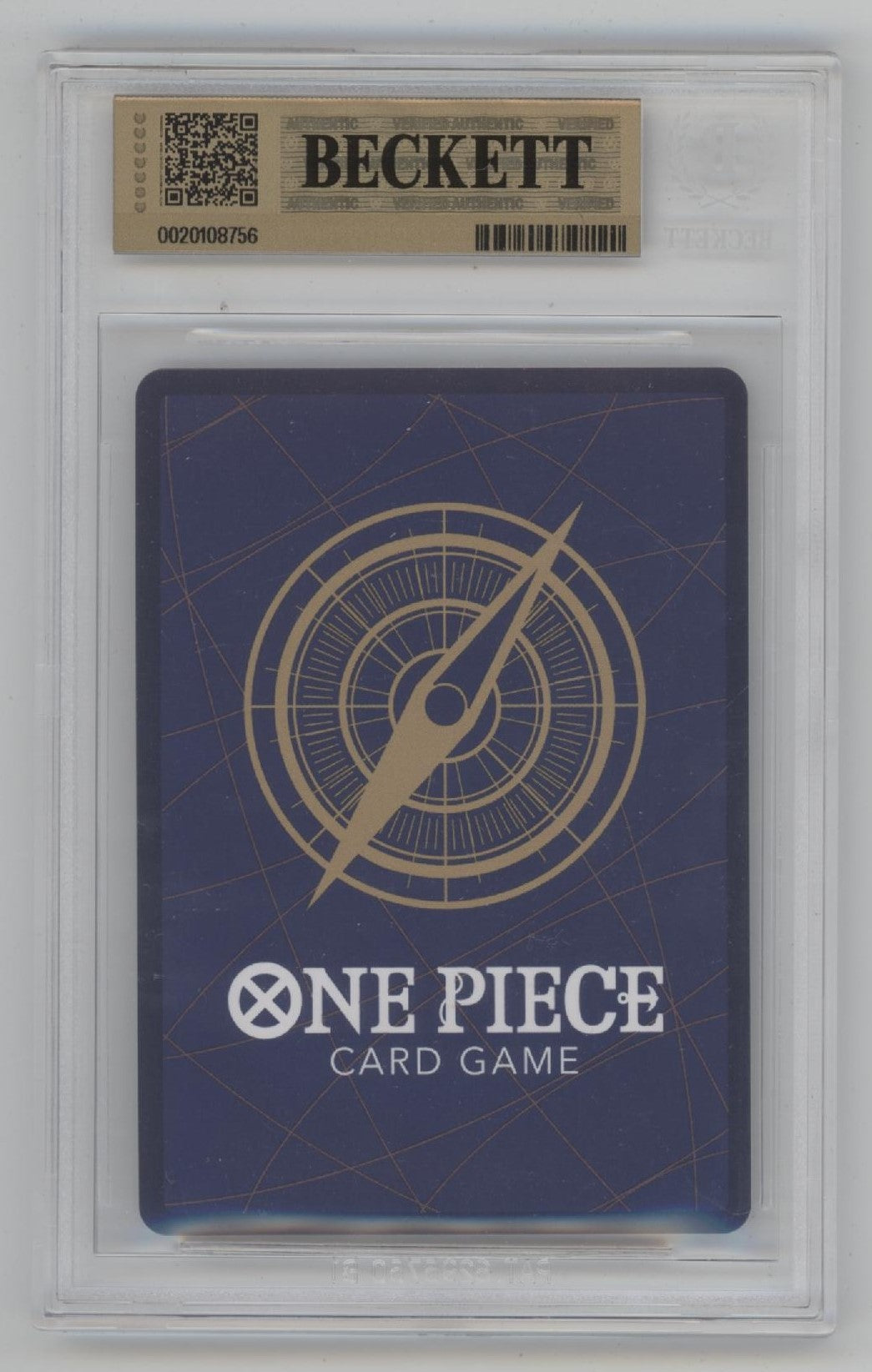 Roronoa Zoro One Piece Card Game PRB02 #006 Beckett 10 Pristine