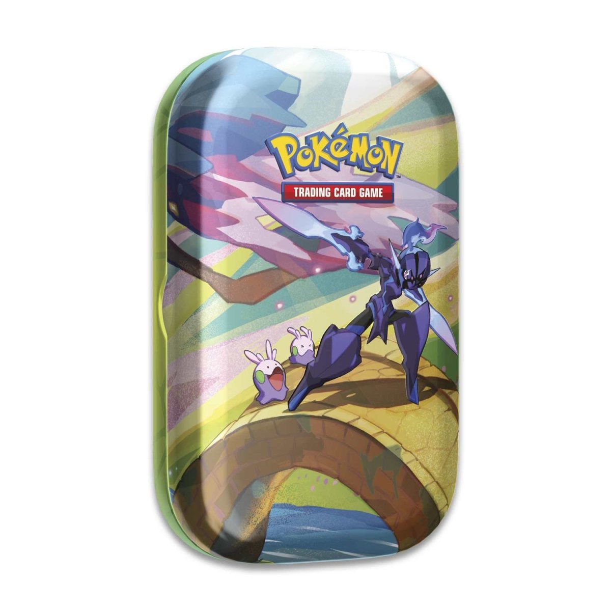 Pokemon TCG: Vibrant Paldea Mini Tin  -  Ceruledge & Goomy (2 Booster Packs, 1 Sticker Sheet)